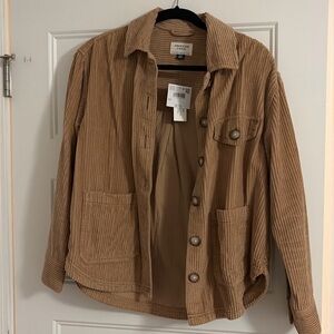 American eagle NWT Corduroy button down shacket